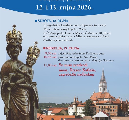 303. Zavjetno hodočašće vjernika grada Zagreba Majci Božjoj Bistričkoj